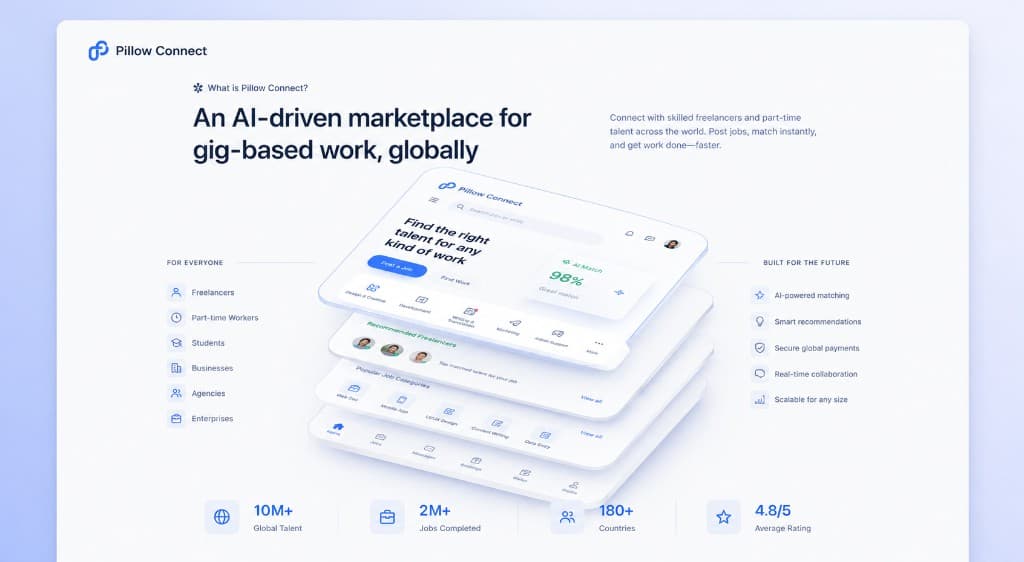Pillow Connect AI gig marketplace